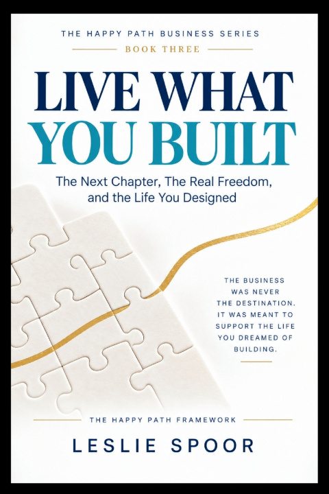 Livro LIVE WHAT YOU BUILT Leslie Spoor