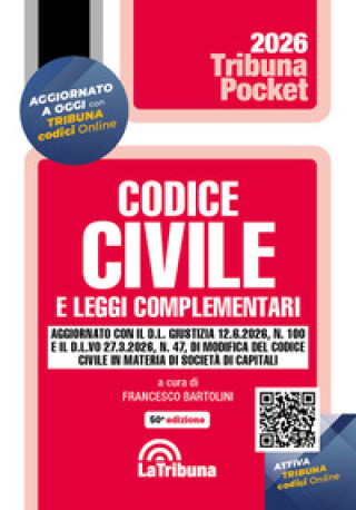 Livro Codice civile e leggi complementari 2026 