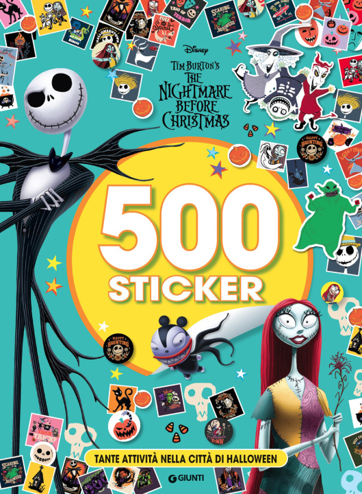 Buch Tante attività nella città di Halloween. Nightmare before Christmas. 500 sticker 