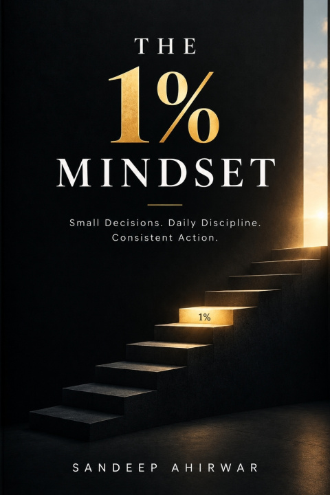 Livro THE 1% MINDSET Sandeep Ahirwar
