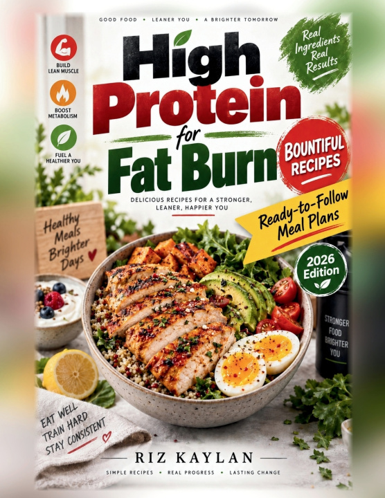 Book HIGH PROTEIN FOR FAT BURN KAYLAN RIZ