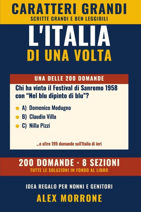 Kniha L'Italia di una volta Alex Morrone