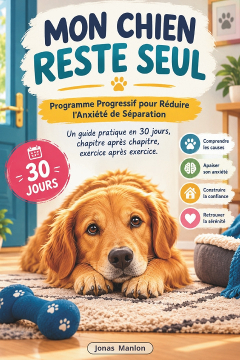 Livro MON CHIEN RESTE SEUL Jonas Manlon