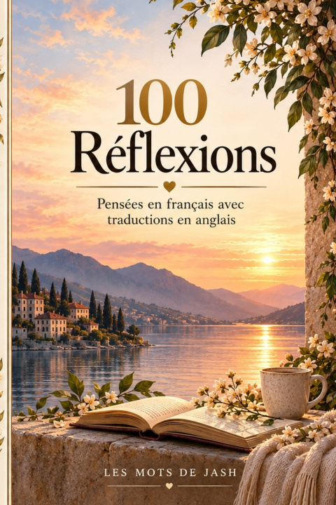 Libro 100 réflexions pensées en français avec traduction en anglais jash s.