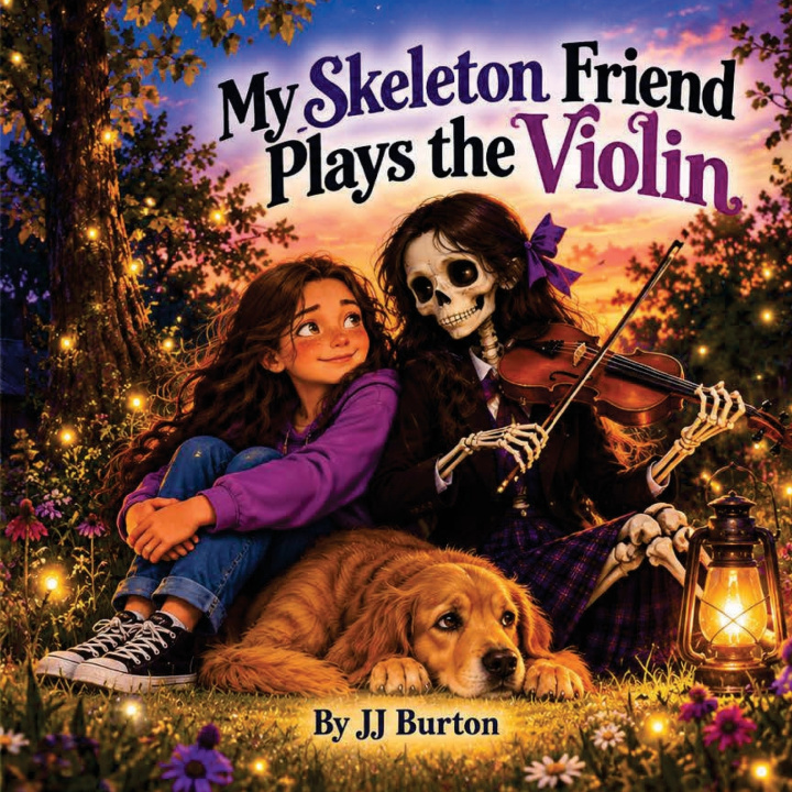 Knjiga My Skeleton Friend Plays the Violin JJ Burton