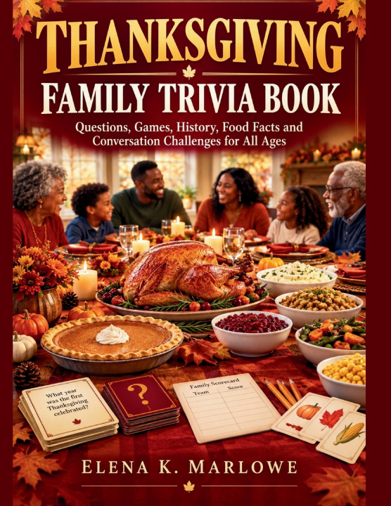 Knjiga THANKSGIVING FAMILY TRIVIA BOOK ELENA K. MARLOWE