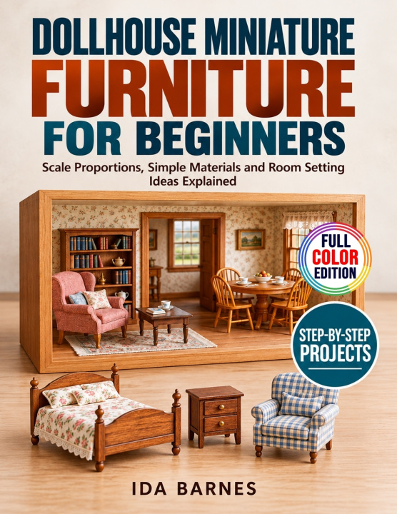 Kniha Dollhouse Miniature Furniture for Beginners Ida Barnes
