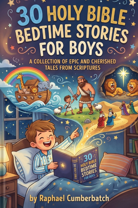 Kniha 30 Holy Bible Bedtime Stories for Boys Raphael Cumberbatch