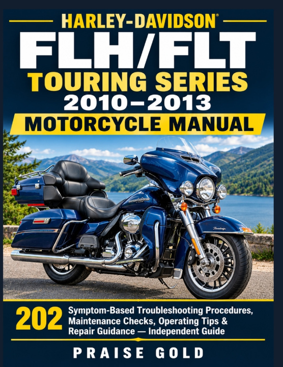 Kniha Harley-Davidson FLH/FLT Touring Series 2010-2013 Motorcycle Manual Praise Gold