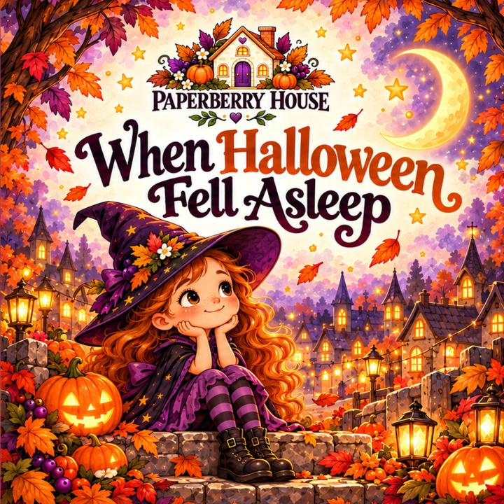 Knjiga When Halloween Fell Asleep Paperberry House