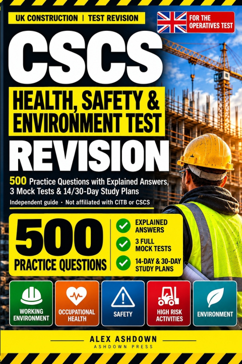 Knjiga CSCS Health, Safety & Environment Test Revision Alex Ashdown