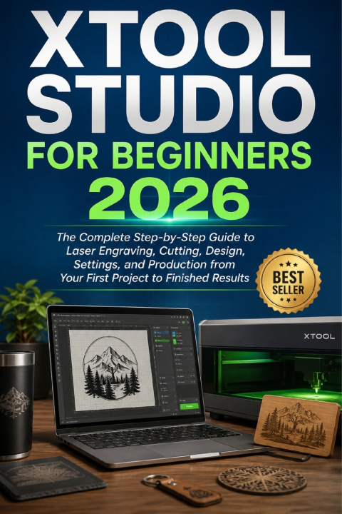 Kniha XTOOL STUDIO FOR BEGINNERS 2026 Anton Justin
