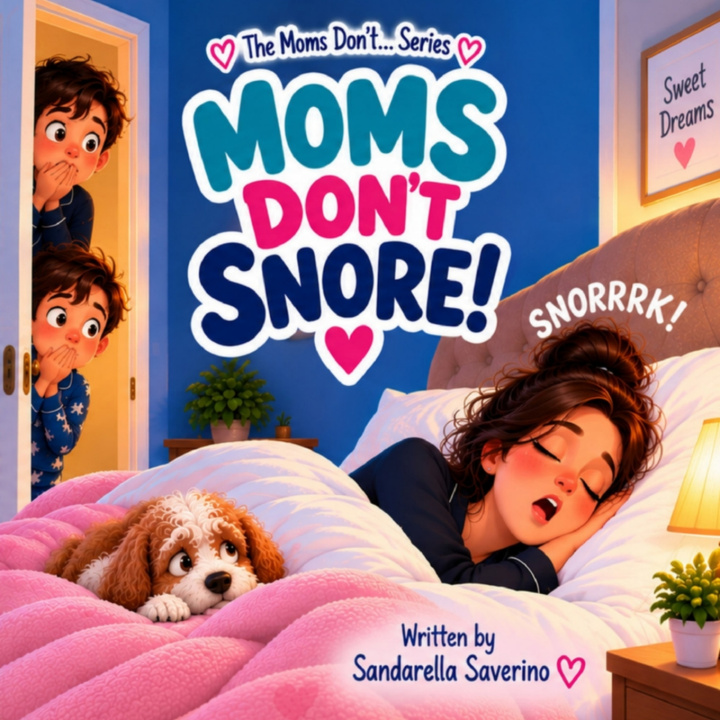 Könyv Moms Don't Snore Sandarella Saverino