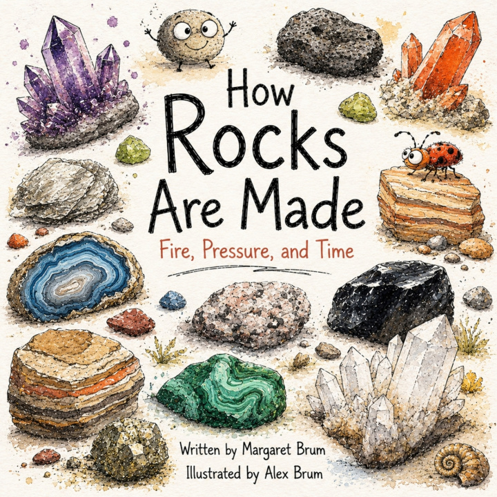 Knjiga How Rocks Are Made - Fire, Pressure, and Time Margaret Brum