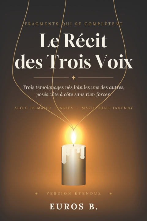 Book Le récit de trois voix Aissa Dehar