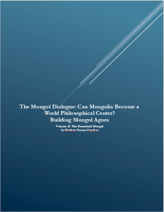 Book The Mongol Dialogue Bukhan Purvan Zayabat