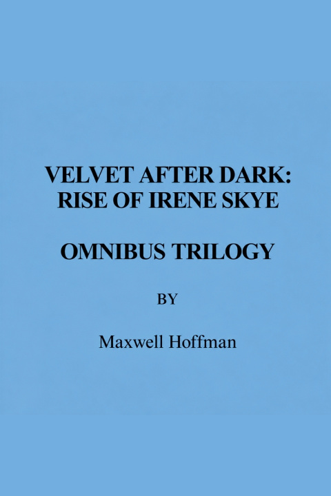 Book Velvet After Dark Maxwell Hoffman