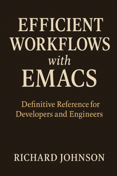 Buch Efficient Workflows with Emacs Richard Johnson
