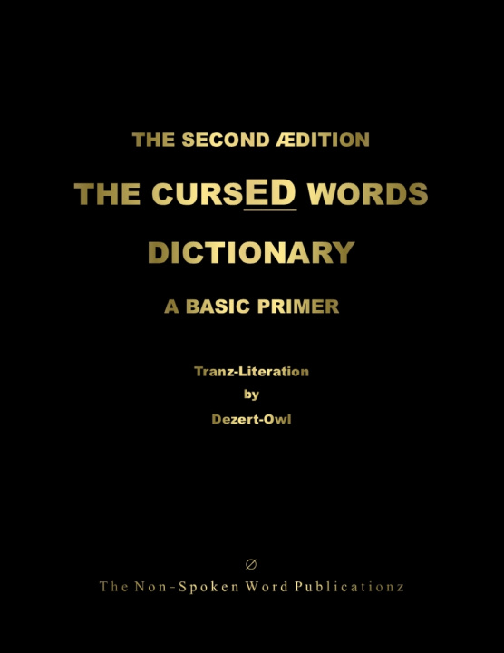 Knjiga THE CursED WORDS Dictionary [Colour Format] A Micah Hill Dezert-Owl