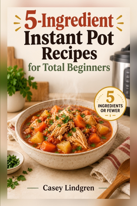 Knjiga 5-Ingredient Instant Pot Recipes for Total Beginners Casey Lindgren