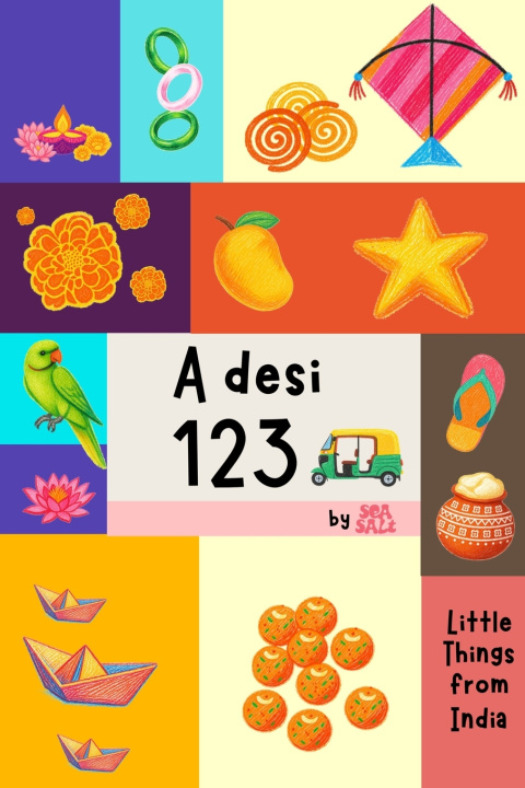 Livro DESI 123 - Little Numbers from India Lipi Punit bhanushali