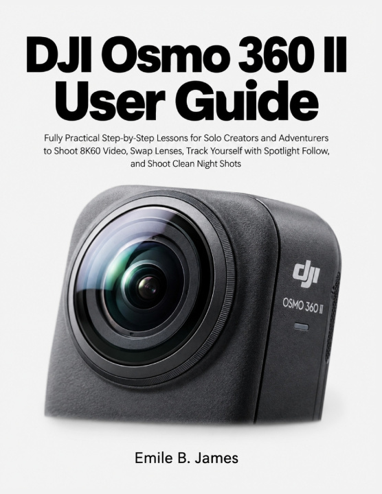 Kniha DJI Osmo 360 II User Guide Emile B. James
