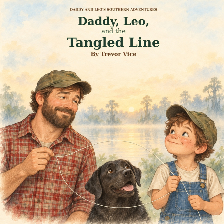 Книга Daddy, Leo, and the Tangled Line Trevor Vice