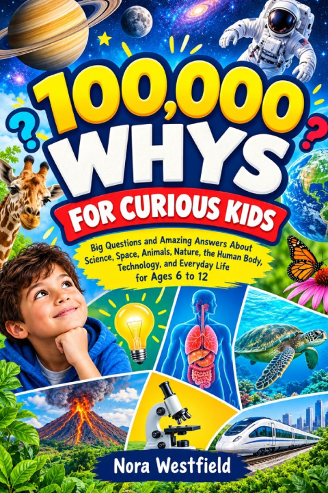 Livro 100,000 Whys for Curious Kids Nora Westfield