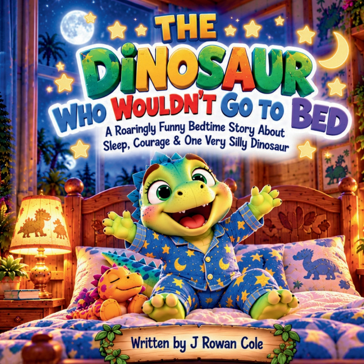 Kniha THE DINOSAUR WHO WOULDN'T GO TO BED J Rowan Cole
