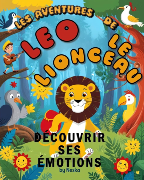 Książka Les Aventures de Léo le Lionceau NESKA Anas