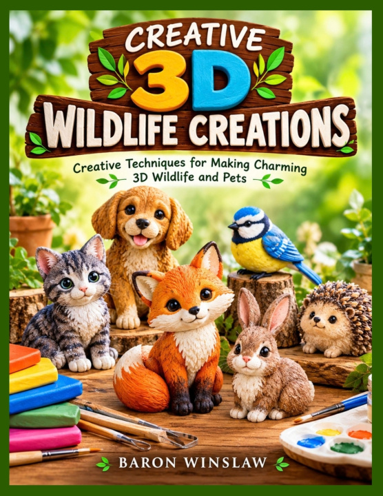 Βιβλίο CREATIVE 3D WILDLIFE CREATIONS BARON WINSLAW