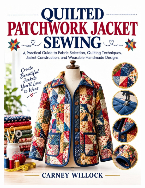 Kniha QUILTED PATCHWORK JACKET SEWING CARNEY WILLOCK