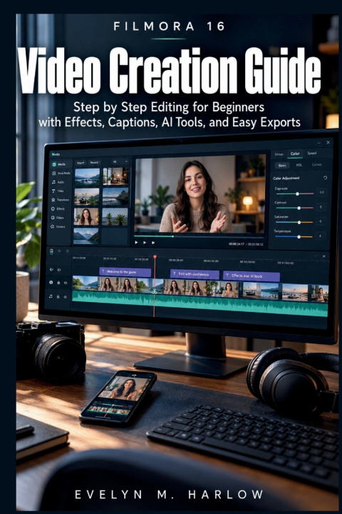 Könyv Filmora 16 Video Creation Guide Evelyn M. Harlow