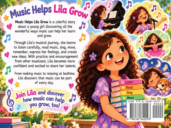 Knjiga Music helps Lila grow Mikaela Dodge