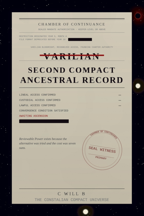 Knjiga Second Compact Ancestral Record C WILL B