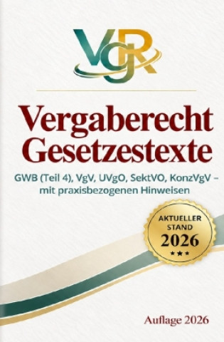 Carte Vergaberecht - Gesetzestexte für die Praxis Vergabe Scope
