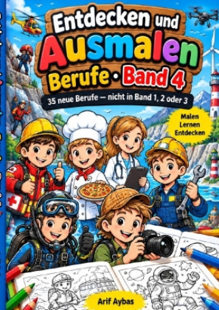 Boek Entdecken und Ausmalen - Berufe Arif Aybas