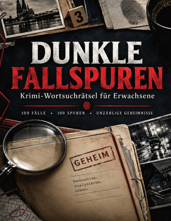 Boek DUNKLE FALLSPUREN Verlag Pequeño Gigantes