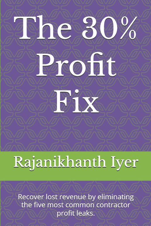 Knjiga The 30% Profit Fix Rajanikhanth R K Iyer