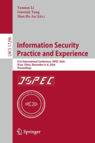 Boek Information Security Practice and Experience Yannan Li