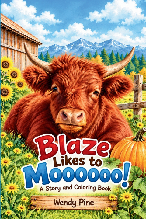 Könyv Blaze Likes to Moooo! Wendy Pine