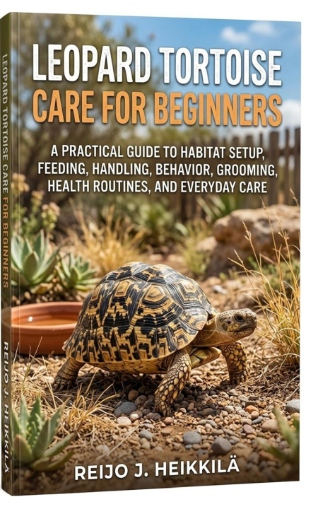 Livro Leopard Tortoise Care for Beginners Reijo J. Heikkilä