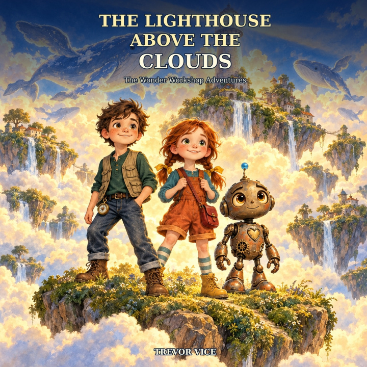 Livro The Lighthouse Above the Clouds Trevor Vice