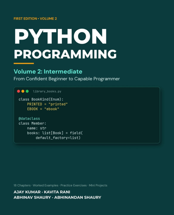 Kniha Python Programming KAVITA RANI