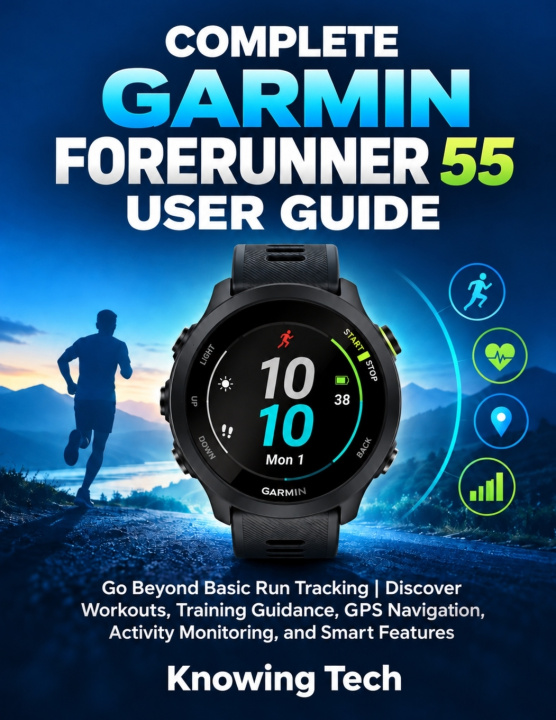 Book Complete Garmin Forerunner 55 User Guide Knowing Tech