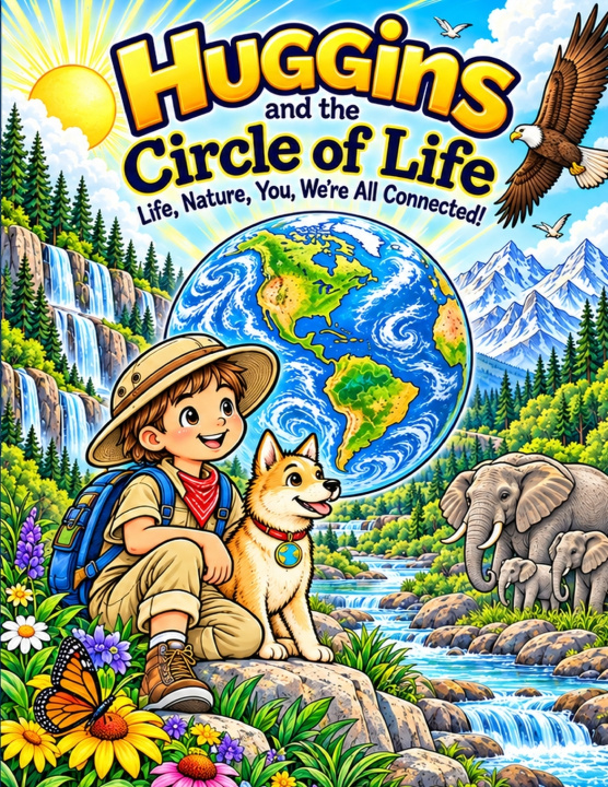 Livro Huggins and the Circle of Life Erick Collins