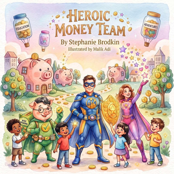 Livro Heroic Money Team Stephanie Brodkin