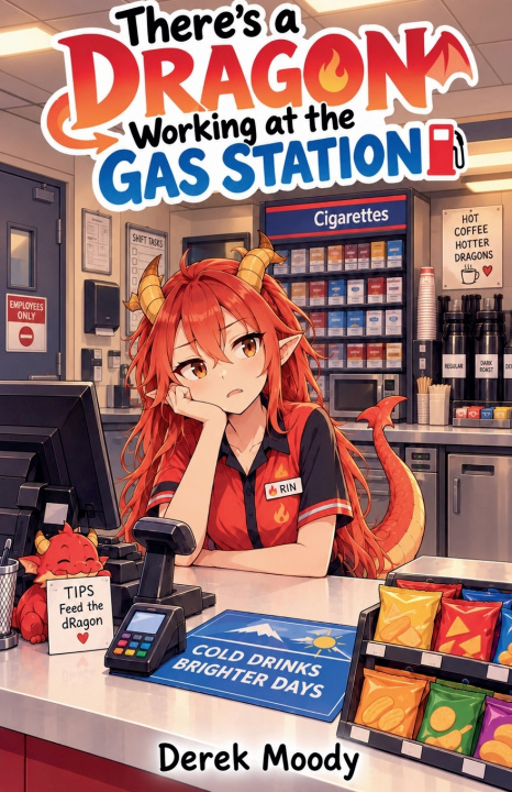Livro There's a Dragon Working at the Gas Station Derek Moody