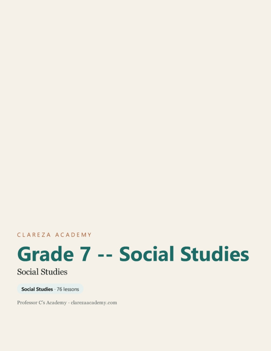 Book Clareza Grade 7 Clareza Academy