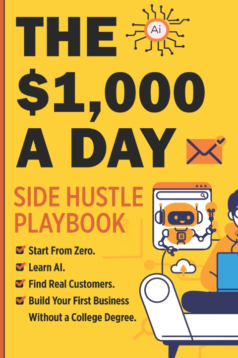 Livro THE $1,000-A-DAY SIDE HUSTLE PLAYBOOK Kalpanika Studio